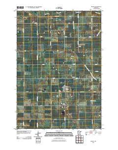 Milroy Minnesota Historical topographic map, 1:24000 scale, 7.5 X 7.5 Minute, Year 2010