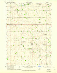 Milroy Minnesota Historical topographic map, 1:24000 scale, 7.5 X 7.5 Minute, Year 1962