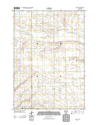 Milroy SE Minnesota Historical topographic map, 1:24000 scale, 7.5 X 7.5 Minute, Year 2013