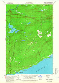 Mineral Center Minnesota Historical topographic map, 1:24000 scale, 7.5 X 7.5 Minute, Year 1959