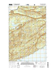 Mineral Center Minnesota Current topographic map, 1:24000 scale, 7.5 X 7.5 Minute, Year 2016