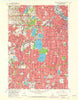 Minneapolis South Minnesota Historical topographic map, 1:24000 scale, 7.5 X 7.5 Minute, Year 1967