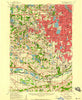 Minneapolis Minnesota Historical topographic map, 1:62500 scale, 15 X 15 Minute, Year 1954