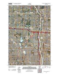 Minneapolis North Minnesota Historical topographic map, 1:24000 scale, 7.5 X 7.5 Minute, Year 2010