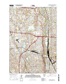 Minneapolis North Minnesota Current topographic map, 1:24000 scale, 7.5 X 7.5 Minute, Year 2016