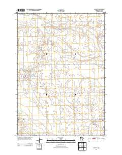 Minneota Minnesota Historical topographic map, 1:24000 scale, 7.5 X 7.5 Minute, Year 2013