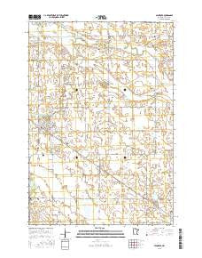 Minneota Minnesota Current topographic map, 1:24000 scale, 7.5 X 7.5 Minute, Year 2016