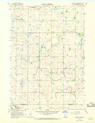 Minneota NW Minnesota Historical topographic map, 1:24000 scale, 7.5 X 7.5 Minute, Year 1967