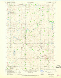 Minneota NW Minnesota Historical topographic map, 1:24000 scale, 7.5 X 7.5 Minute, Year 1967