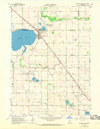 Minnesota Lake Minnesota Historical topographic map, 1:24000 scale, 7.5 X 7.5 Minute, Year 1967