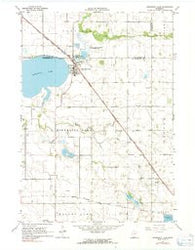 Minnesota Lake Minnesota Historical topographic map, 1:24000 scale, 7.5 X 7.5 Minute, Year 1967