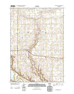 Minnesota Falls Minnesota Historical topographic map, 1:24000 scale, 7.5 X 7.5 Minute, Year 2013
