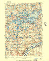 Minnetonka Minnesota Historical topographic map, 1:62500 scale, 15 X 15 Minute, Year 1905