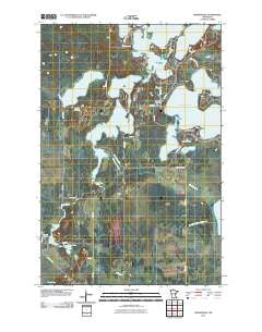 Minnewawa Minnesota Historical topographic map, 1:24000 scale, 7.5 X 7.5 Minute, Year 2010