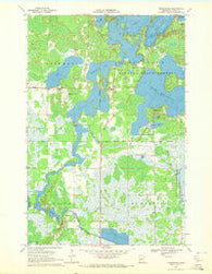 Minnewawa Minnesota Historical topographic map, 1:24000 scale, 7.5 X 7.5 Minute, Year 1970