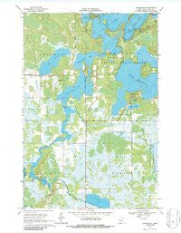 Minnewawa Minnesota Historical topographic map, 1:24000 scale, 7.5 X 7.5 Minute, Year 1970