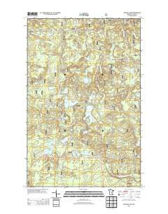 Mitawan Lake Minnesota Historical topographic map, 1:24000 scale, 7.5 X 7.5 Minute, Year 2013