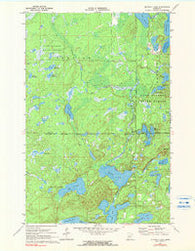 Mitchell Lake Minnesota Historical topographic map, 1:24000 scale, 7.5 X 7.5 Minute, Year 1970