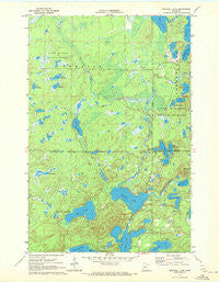 Mitchell Lake Minnesota Historical topographic map, 1:24000 scale, 7.5 X 7.5 Minute, Year 1970