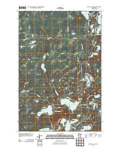 Mitchell Lake Minnesota Historical topographic map, 1:24000 scale, 7.5 X 7.5 Minute, Year 2010