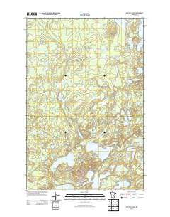 Mitchell Lake Minnesota Historical topographic map, 1:24000 scale, 7.5 X 7.5 Minute, Year 2013