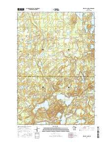 Mitchell Lake Minnesota Current topographic map, 1:24000 scale, 7.5 X 7.5 Minute, Year 2016