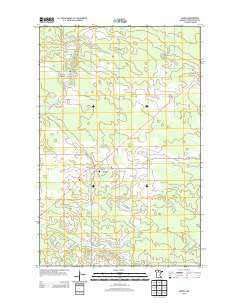 Mizpah Minnesota Historical topographic map, 1:24000 scale, 7.5 X 7.5 Minute, Year 2013