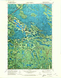 Mizpah NE Minnesota Historical topographic map, 1:24000 scale, 7.5 X 7.5 Minute, Year 1971