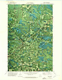 Mizpah Minnesota Historical topographic map, 1:24000 scale, 7.5 X 7.5 Minute, Year 1971