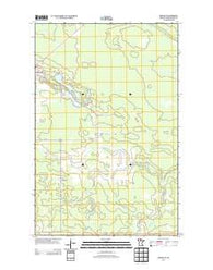 Mizpah NE Minnesota Historical topographic map, 1:24000 scale, 7.5 X 7.5 Minute, Year 2013