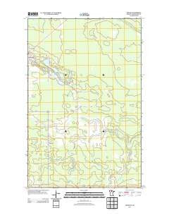 Mizpah NE Minnesota Historical topographic map, 1:24000 scale, 7.5 X 7.5 Minute, Year 2013