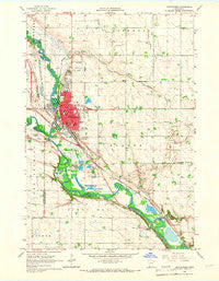 Montevideo Minnesota Historical topographic map, 1:24000 scale, 7.5 X 7.5 Minute, Year 1965