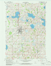 Montgomery Minnesota Historical topographic map, 1:24000 scale, 7.5 X 7.5 Minute, Year 1966