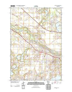 Monticello Minnesota Historical topographic map, 1:24000 scale, 7.5 X 7.5 Minute, Year 2013