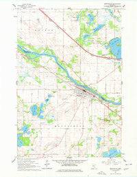 Monticello Minnesota Historical topographic map, 1:24000 scale, 7.5 X 7.5 Minute, Year 1961