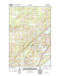 Moose Lake Minnesota Historical topographic map, 1:24000 scale, 7.5 X 7.5 Minute, Year 2013
