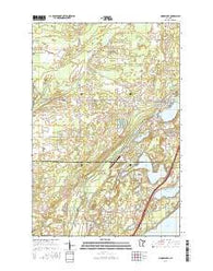 Moose Lake Minnesota Current topographic map, 1:24000 scale, 7.5 X 7.5 Minute, Year 2016