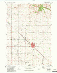 Morgan Minnesota Historical topographic map, 1:24000 scale, 7.5 X 7.5 Minute, Year 1983