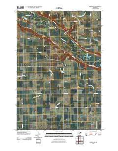Morgan NE Minnesota Historical topographic map, 1:24000 scale, 7.5 X 7.5 Minute, Year 2010