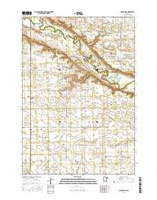Morgan NE Minnesota Current topographic map, 1:24000 scale, 7.5 X 7.5 Minute, Year 2016
