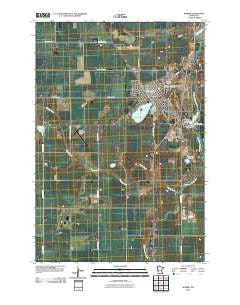 Morris Minnesota Historical topographic map, 1:24000 scale, 7.5 X 7.5 Minute, Year 2010