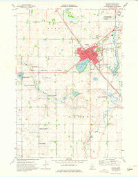 Morris Minnesota Historical topographic map, 1:24000 scale, 7.5 X 7.5 Minute, Year 1973