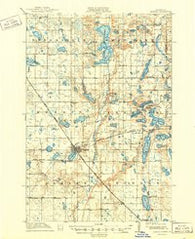 Morris Minnesota Historical topographic map, 1:62500 scale, 15 X 15 Minute, Year 1912