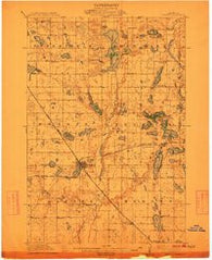 Morris Minnesota Historical topographic map, 1:62500 scale, 15 X 15 Minute, Year 1912