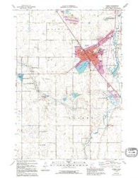 Morris Minnesota Historical topographic map, 1:24000 scale, 7.5 X 7.5 Minute, Year 1973