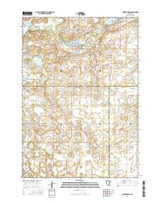 Morristown Minnesota Current topographic map, 1:24000 scale, 7.5 X 7.5 Minute, Year 2016