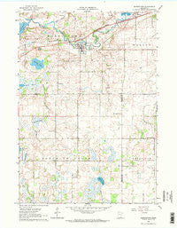 Morristown Minnesota Historical topographic map, 1:24000 scale, 7.5 X 7.5 Minute, Year 1962
