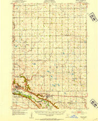 Morton Minnesota Historical topographic map, 1:62500 scale, 15 X 15 Minute, Year 1952