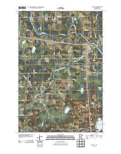Motley Minnesota Historical topographic map, 1:24000 scale, 7.5 X 7.5 Minute, Year 2010