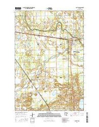 Motley Minnesota Current topographic map, 1:24000 scale, 7.5 X 7.5 Minute, Year 2016